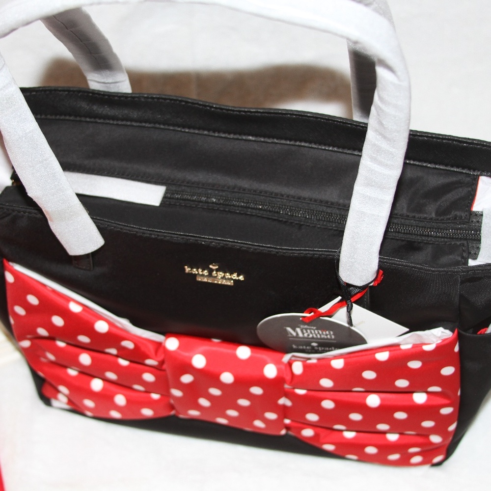 NWT Disney Minnie x Kate Spade Diaper Baby Bag - Picture 5 of 15